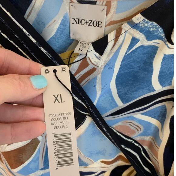 Nic & Zoe SAPPHIRE‎ SHADES DRESS - Picture 6 of 10